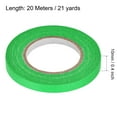 thumbnail image 2 of Uxcell 3Pcs 10mm 0.4 pulgadas Ancho 20m 21 Yardas Cinta de enmascarar Cinta de pintores Verde oscuro, 2 of 5