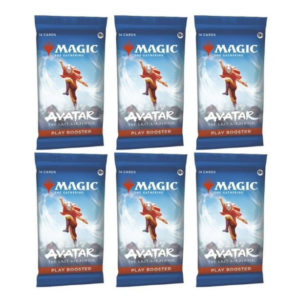 6 Packs Magic the Gathering Play Booster Pack Lot MTG Avatar the Last Airbender