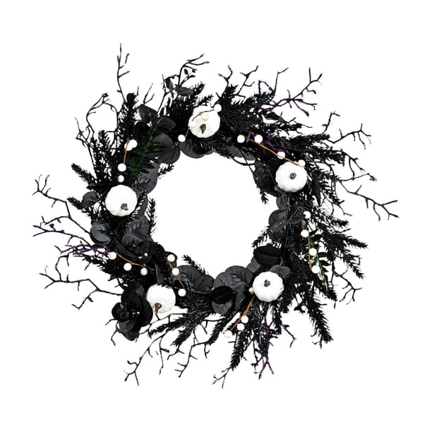 Corona De Halloween Para Puerta De Entrada Decoraciones Aterradoras De Halloween Para Fiesta De Terror