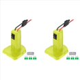 thumbnail image 1 of 2X Adaptador para Ruedas de Batería de 18 V, Kit de Conversión de Batería con Interruptor, Fusibles y Terminales de Cable, Cable 12 AWG, 1 of 5