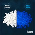 thumbnail image 4 of Graham Products Glow in The Dark Rocks 450PCS, Glowing Fish Tank Pebbles - Indoor/Outdoor Yard Décor; Garden/Aquarium/Planter/Walkway/Driveway, White, 4 of 11