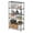 Black/60in/13.39 x 23.23 x 59.45 inch, variant on Alvantor 3/4/5-Tier Black Wire Rack 31in/48in/60in Heavy Duty Storage Shelving Adjustable Shelf Unit, Stable Steel Shelving, 200 lbs Capacity Per Shelf