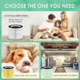 thumbnail image 4 of HSIAMEN RP-AP088-F1 Compatible with RENPHO Air Purifier Replacement Filter RP-AP088W RP-AP088 RP-AP088B, 5-Stage H13 True HEPA Filters w/Activated Ca, 4 of 8