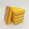 thumbnail image 1 of Estropajo de algodón y pulpa de madera de sisal, paño de cocina absorbente para el hogar, esponja de doble cara, paño de limpieza de pulpa de madera y algodón, 1 of 5