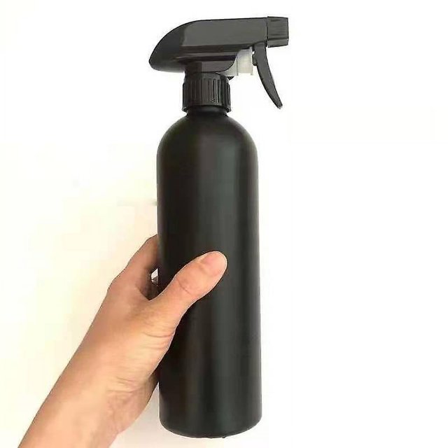 2 botellas de spray vacías de plástico de 500 ml, suministros portátiles para automóviles, botellas creativas de hombro redondo, contenedor de spray para suciedad grasosa, rociador rellenable