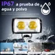 thumbnail image 3 of 2pzs Faros Auxiliares Led Lupa Multicolor Estrobos Moto Auto, 3 of 7