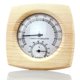 thumbnail image 1 of Higrómetro de madera para sala de sauna, medidor de temperatura para sala de vapor de sudor interior y exterior, 1 of 5
