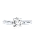 thumbnail image 4 of Rosec Jewels Solitaire Diamond Ring - Lab Grown Diamond Engagement Ring for Women (EF-VS Grade), 10K White Gold, US 6.00, 4 of 8