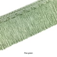 thumbnail image 3 of Naiovety Cortinas de poliéster de primera con borlas en los lados: agregue un toque de flecos de borlas de lujo para coser verde guisante 15 Type2 NO2, 3 of 6