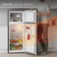 thumbnail image 3 of White Westinghouse  Refrigerador Frigobar 4.4 pies 125L  Modelo WWCR44125LHS  Top Mount  Control mecánico de temperatura  Puerta reversible y Luz interior Condensador interno  Pata ajustable, 3 of 8