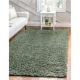 thumbnail image 1 of Unique Loom 3146032 8 x 10 Pi. Davos Shag Tapis Rectangulaire&44; Sage, 1 of 2