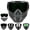Black, variant on Detachable Full Face Goggle Mask - Windproof Removable Motorcycle Riding Mask for Dirt Bike Helmet - Motorcycle Goggles