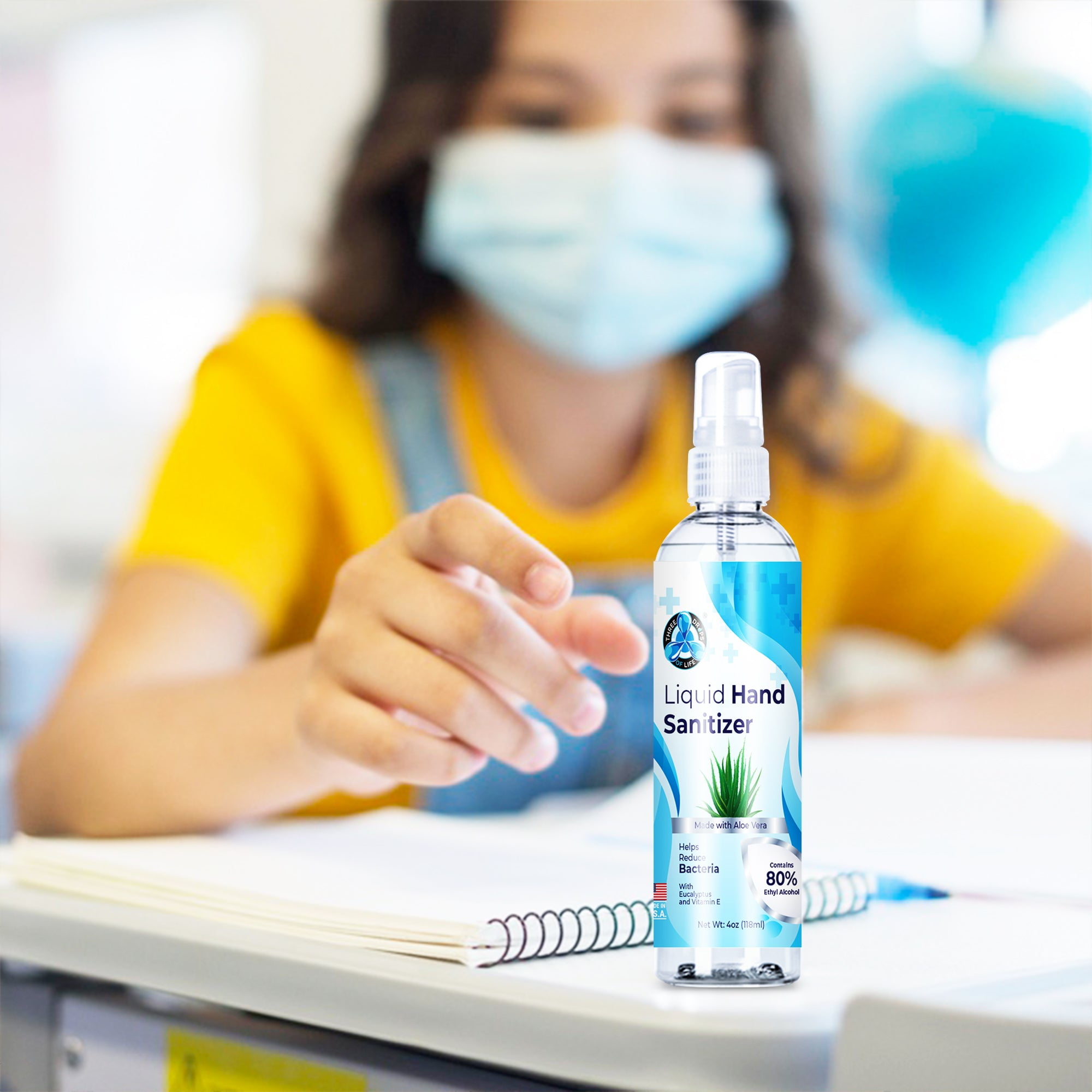 Liquid Hand Sanitizer Spray Infused with Eucalyptus Walmart