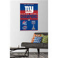 thumbnail image 2 of NFL New York Giants - Champions 23 Wall Poster with Magnetic Frame, 22.375" x 34", 2 of 5