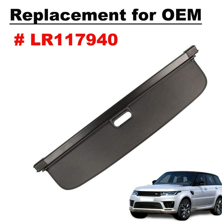 Fit 2014 2023 Range Rover Sport Black Retractable Cargo Cover for