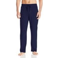 thumbnail image 3 of Hanes Men's X-Temp Ventilated Sleep Pant & Sleep Top (Men's), Navy & Heather Blue, 3 of 4