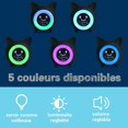 thumbnail image 2 of Kids Alarm Clock with Night Light 5 Colors Adjustable Brightness Speaker Timed Alarm Clocks Automatic Temperature, 2 of 5