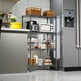 thumbnail image 2 of Heavy Duty 4-Tier Steel Storage Shelving Unit, 1000 lbs Capacity Utility Wire Rack, Adjustable Garage Shelving with Carbon Steel Frame, for Home Kitchen Office Gym, Black (13.7"D x 29.5"W x 47.2"H), 2 of 7
