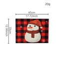 thumbnail image 3 of Xuniizn Christmas Placemats Set - Double Sided Holiday Table Mats for Dining, Non-Slip Heat Resistant Christmas Decorations for Home, Christmas Table Decorations, 3 of 3