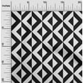 thumbnail image 2 of oneOone Polyester Spandex Black Fabric Geometric Dress Material Fabric Print Fabric By The Yard 56 Inch Wide, 2 of 4