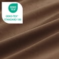 thumbnail image 4 of Exclusivo Mezcla Twin Bedding Duvet Cover Set, 2 Pieces Lightweight Comforter Cover with Pillow Sham (Brown and Brich Beige), 4 of 8