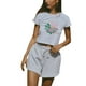 thumbnail image 4 of SAYOO Pantalones sueltos para mujer, adelgazantes Casual Party Street Spring Sports Cordón Bolsillos Shorts SAYOO Moda, 4 of 8