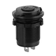 thumbnail image 2 of 12V 24V ABS Car Motorcycle  Lighter Power Plug Socket with Waterproof Cover, 2 of 8