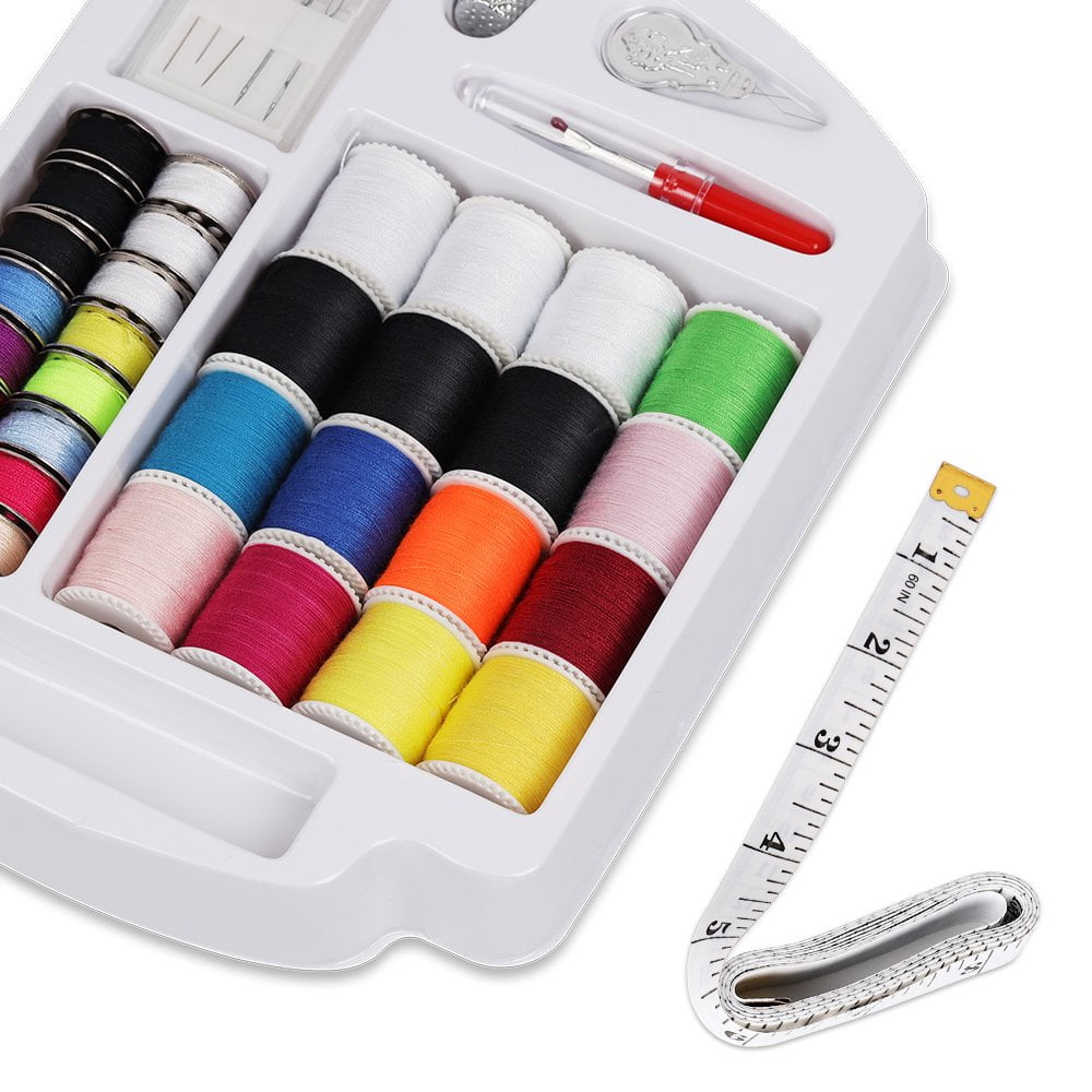 32-Piece Sewing Thread Storage Organizer Travel Kit