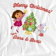 thumbnail image 2 of Dora The Explorer Happy Holidays From Dora And Boots Unisex Adult T Shirt, 2 of 5