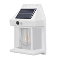 thumbnail image 1 of Solar Tungsten Wall Light Outdoor Sensor LED Lamp Exterior Lighting IP65 Waterproof for Garden Yard, 1 of 7