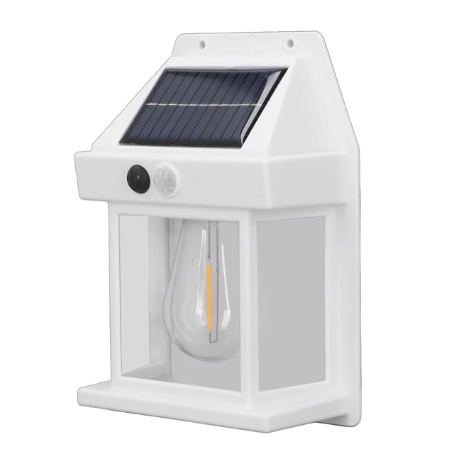 Solar Tungsten Wall Light Outdoor Sensor LED Lamp Exterior Lighting IP65 Waterproof for Garden Yard