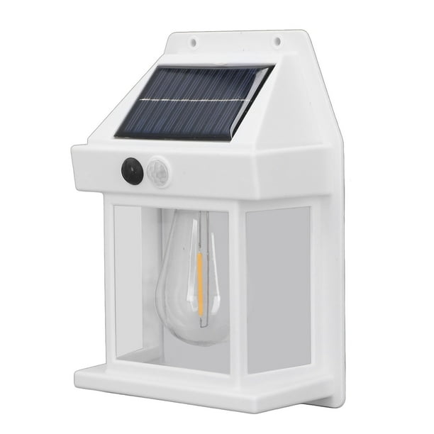 Luz de Pared de Tungsteno Solar Lámpara de Interacción con Sensor para Exteriores Accesorios de Iluminación para Exteriores Montaje en Pared IP65 a Prueba de Agua ANGGREK Otros