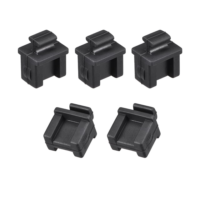 Tapa de silicona anti-polvo para SFP negra 5 pcs