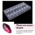 thumbnail image 4 of Cateissary Molde de chocolate transparente Molde de caramelo Molde de decoración de postres de plástico para hornear Dulces de galletas de Herramientas y accesorios para hornear No.05, 4 of 6