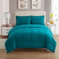 thumbnail image 2 of Set de edredón Sweet Home Collection Teal Twin XL, 7 piezas, 2 of 6