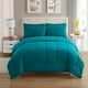 thumbnail image 2 of Set de edredón Sweet Home Collection Teal Twin XL, 7 piezas, 2 of 6