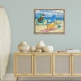 thumbnail image 3 of Stupell Industries Dogs on Beach Towel Animals & Insects Painting Brown Floater Framed Canvas Art Print Wall Art, 31 x 25, 3 of 10