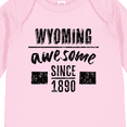 thumbnail image 4 of Inktastic Wyoming Awesome Since 1890 Boys or Girls Long Sleeve Baby Bodysuit, 4 of 5
