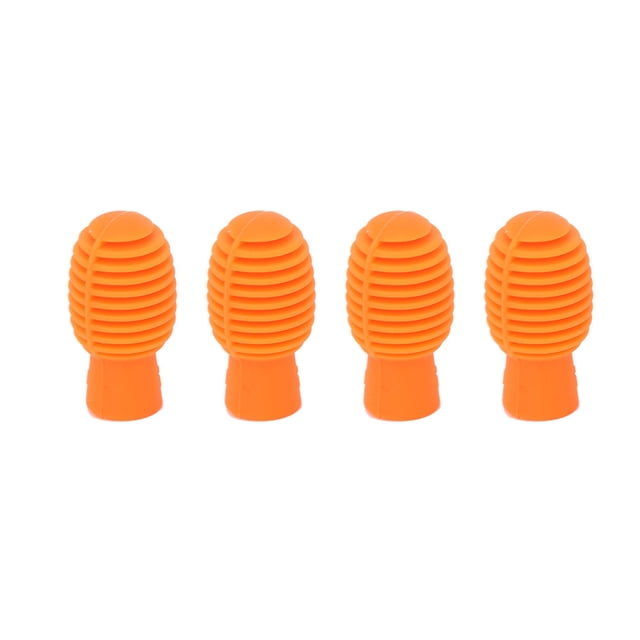 Drum Stick Practice Tip, Mute Drumstick, Functional Easy To Carry Practical Performance For Music Enthusiast ANGGREK Naranja