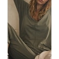 thumbnail image 4 of Luethbiezx Cozy Women's Romper with Loose Long Sleeve Hoodie and Convenient Pockets, 4 of 6