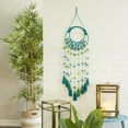 thumbnail image 2 of DecMode 13"W, 47"H Metal Bohemian Wall Decor, Blue, 1-Piece, 2 of 9