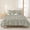 Green, variant on 3 Pieces Queen Quilt Set,Sage Green Wildflower Herb Soft Bedding Sets with 1 Quilt & 2 Pillow Shams,Spring Pastoral Floral Summer Bedspread Lightweight Coverlet Comforter for All Season