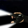thumbnail image 4 of Gants de Pêche Demi-Doigt Lampe de Poche Led Étanche Lampe de Poche Extérieur Randonnée Camping Pêche Survie Éclairage Outil Main Droite Taille Unique, 4 of 6
