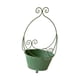 thumbnail image 4 of Soporte de plantas de plantador de pared de metal rústico vintage, hierro, decorativo, soporte para plantador para la oficina domiciliaria decoración Verde, 4 of 8