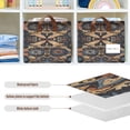 thumbnail image 6 of Ryvnso Ethnic Bohemian Mandala Paisley Storage Bins Large Basket Foldable Cube Toys Organizer with Handles 2 PCs, 6 of 8