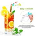 thumbnail image 3 of Luxshiny 6Ud Tapones Para Pajillas De Silicona Y Funcionales Con Variado, 3 of 7