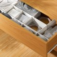 thumbnail image 4 of Koszal 1 Set Drawer Divider DIY Adjustable Plastic Makeup Socks Underwear Organizer for Home, 4 of 7