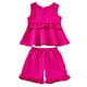 thumbnail image 1 of Odeerbi 0-6 Años Niña Conjunto de Verano Camiseta de Tirantes Con Volantes de Algodón Conjunto de Dos Piezas Sin Mangas, 1 of 9