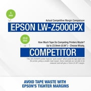 مجموعة صانع الملصقات الصناعية Epson LABELWORKS LW-Z5000PX - الملحقات، لفات الملصقات السائبة PX 147، طابعة سطح المكتب