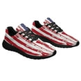 thumbnail image 6 of Bass Fishing Hunting American flag Shoes Sneakers Black Size 6, 6 of 7